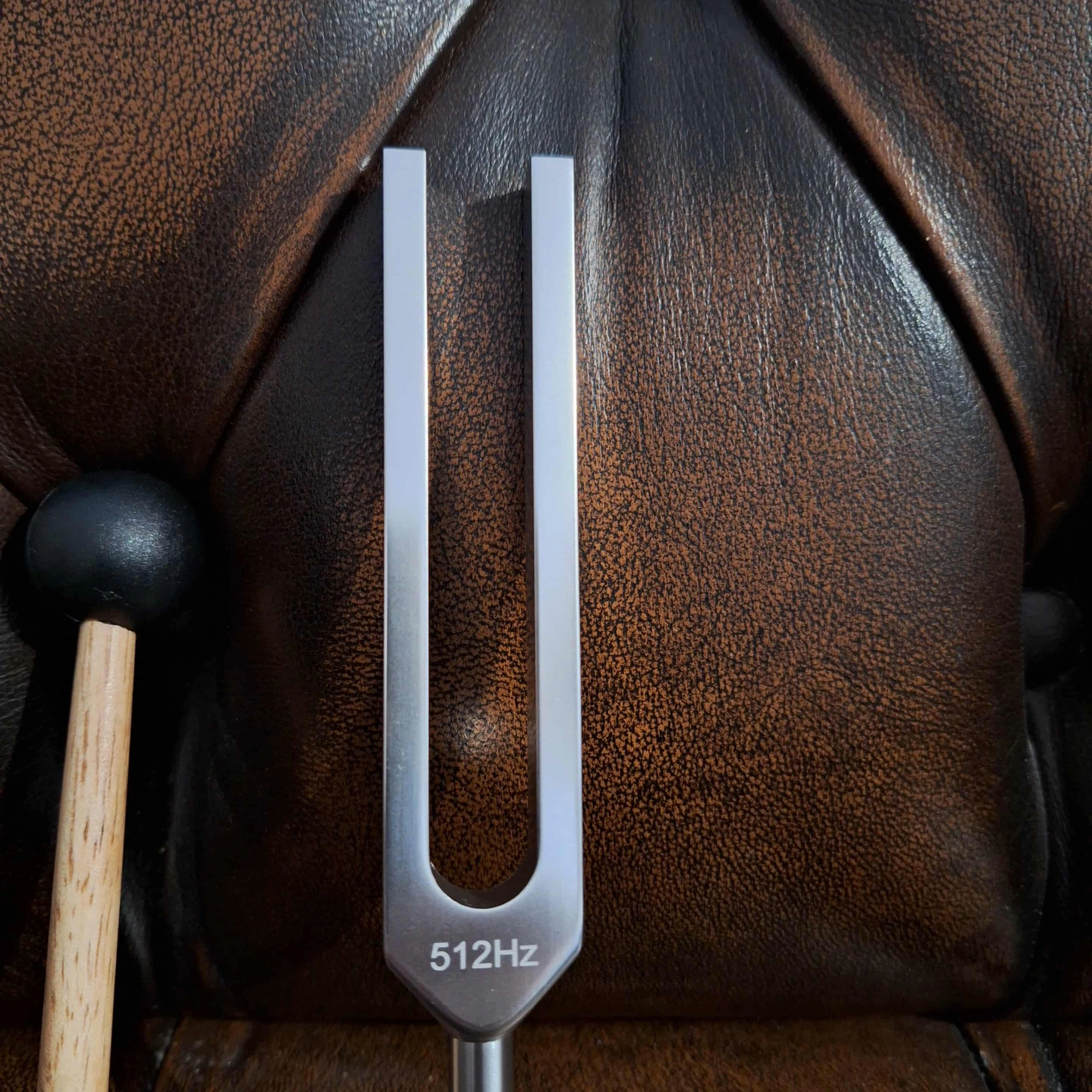 Set of 3 aluminum tuning forks + hammer + storage bag 🎵 – photo 6